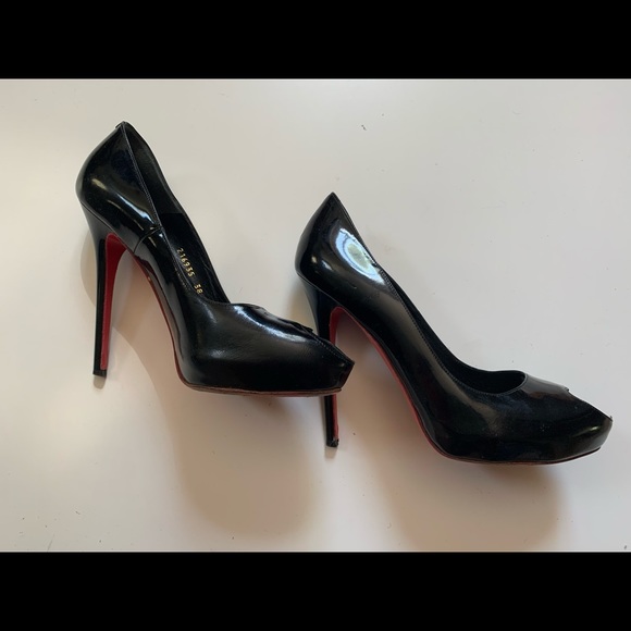 FINAL SALE - Alexander McQueen pink-sole open-toe heels 38 - Picture 5 of 16